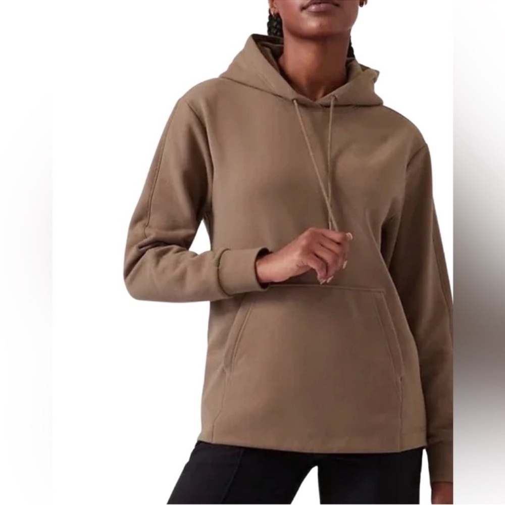 Athleta Women’s Pullover Hoodie Sweatshirt in Brown Size Small